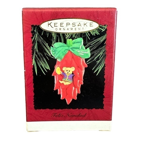 Hallmark Other - Hallmark Ornament‎ 1995 Feliz Navidad Chili Pepper